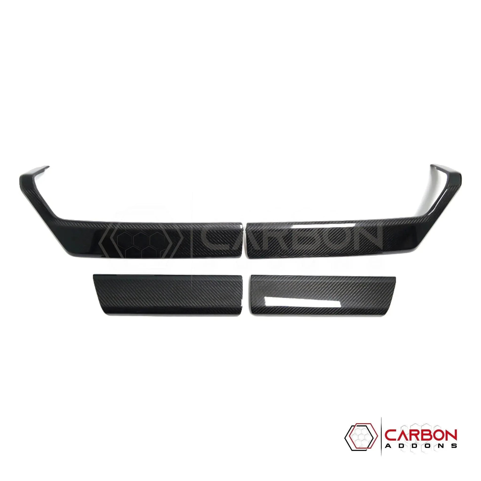 F150 2021-Up Door Panel Trim Hard Carbon Fiber Cover