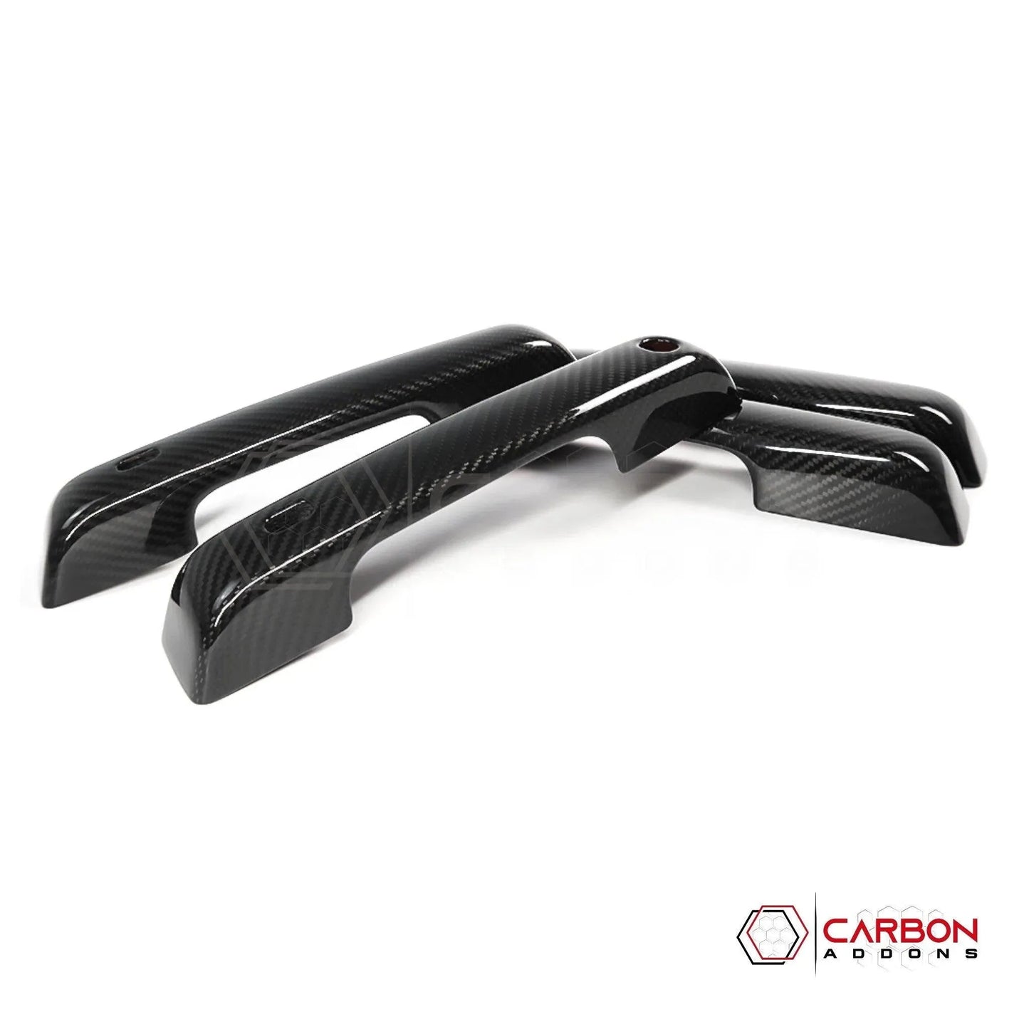 F150 2021-Up Exterior Door Handles Hard Carbon Fiber Covers