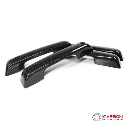 F150 2021-Up Exterior Door Handles Hard Carbon Fiber Covers