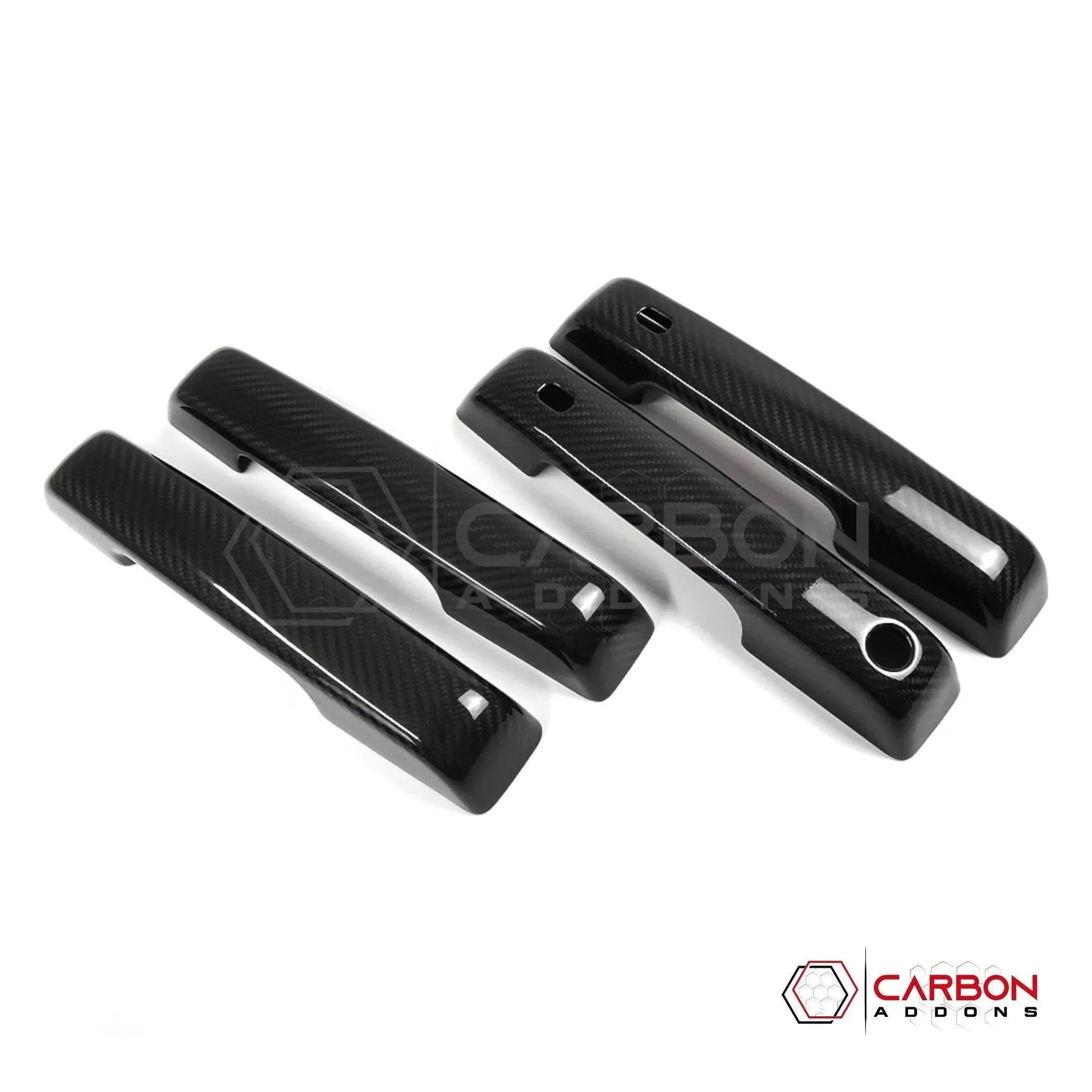 Real Carbon Fiber Exterior Door Handle Covers for 2021+ Ford F-150
