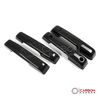 F150 2021-Up Exterior Door Handles Hard Carbon Fiber Covers