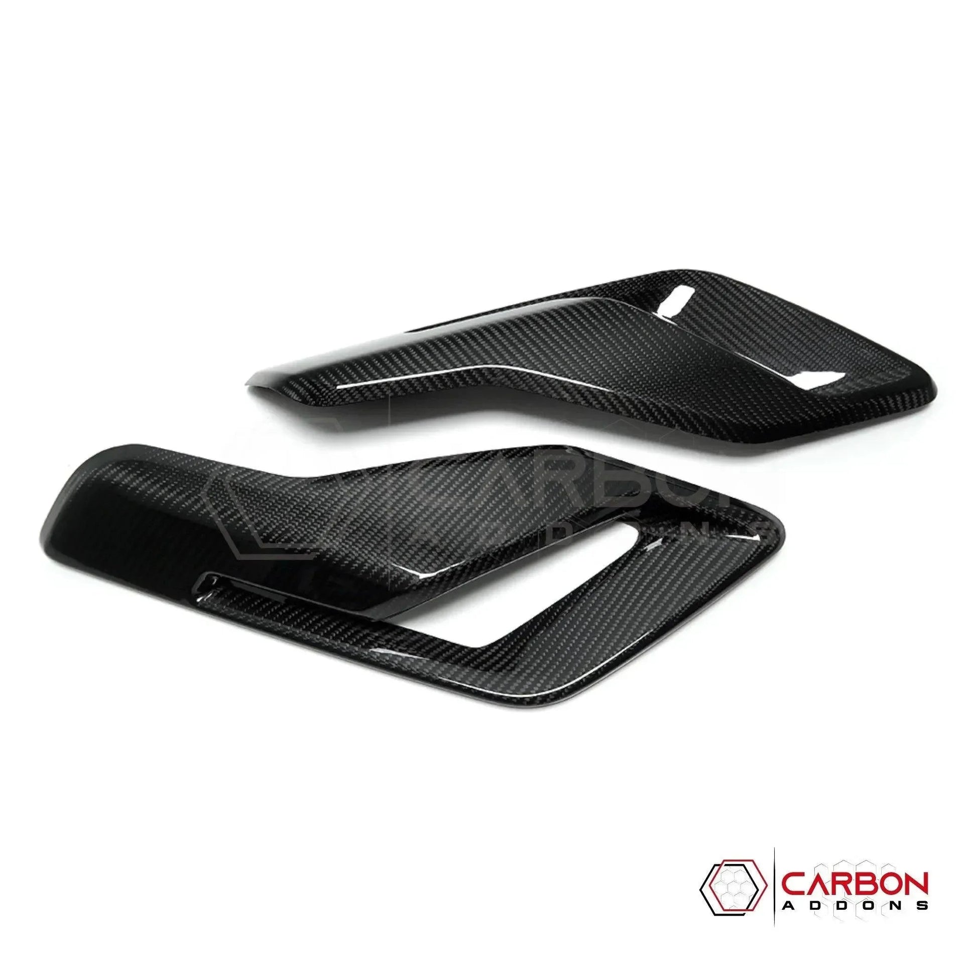 Real Carbon Fiber Fender Vent Covers for 2021+ Ford F-150