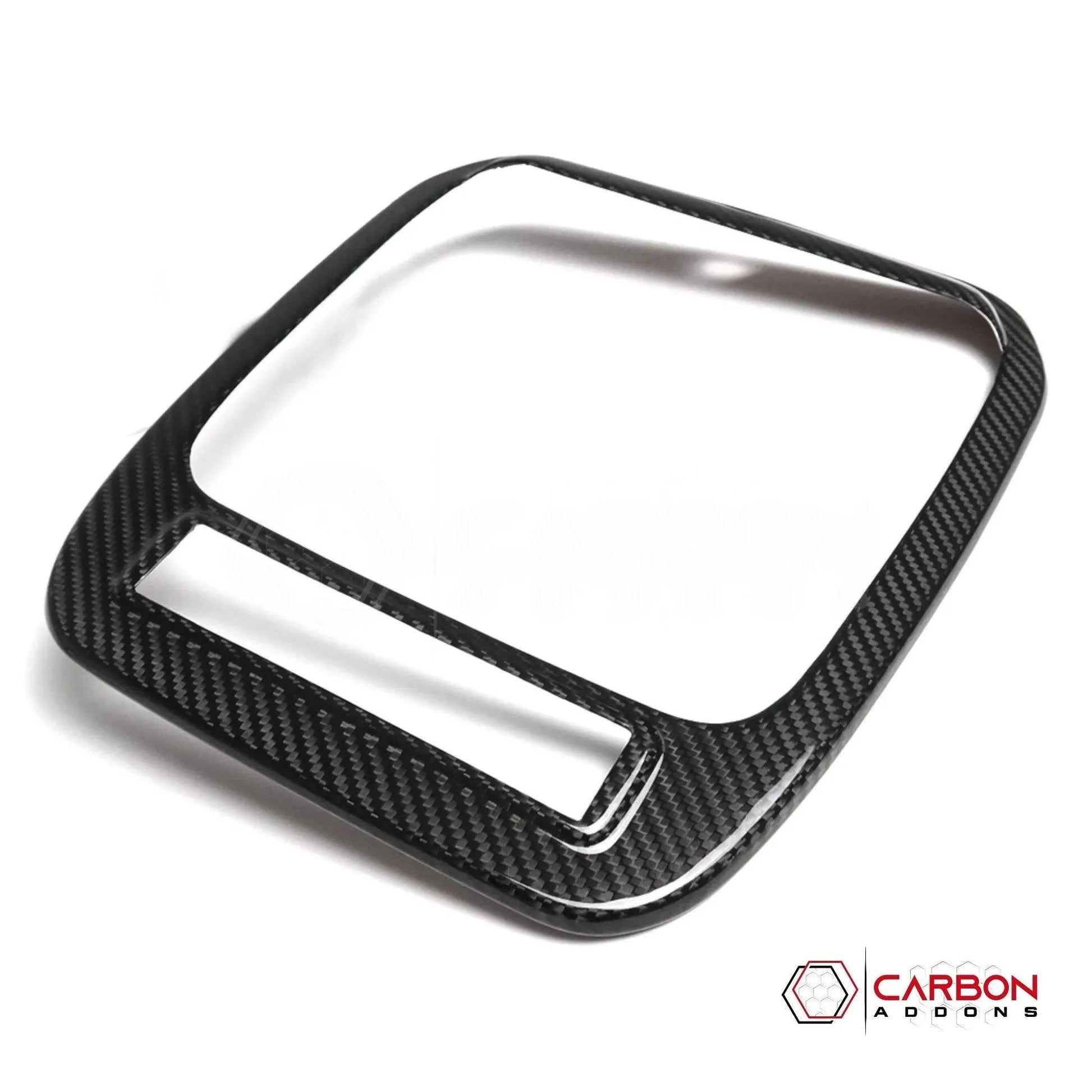 F150 2021-Up Overhead Light Trim Hard Carbon Fiber Cover