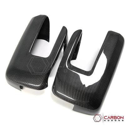 Real Carbon Fiber Side Mirror Covers for 2021+ Ford F-150