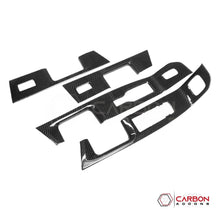 F150 2021-Up Window Switch Trim Hard Carbon Fiber Cover