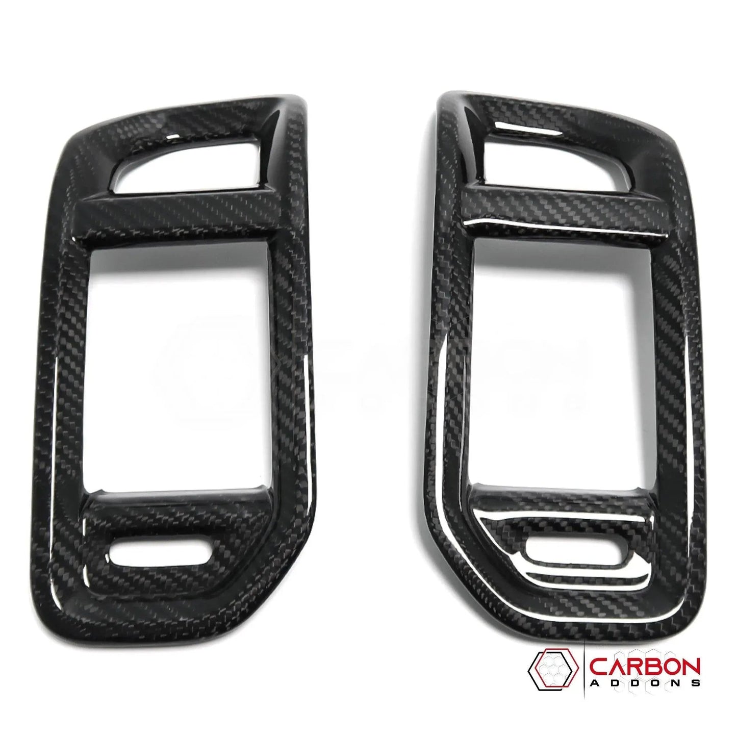 2019+ RAM 1500/TRX/RHO Dashboard Side AC Vent Trim Hard Carbon Fiber Cover