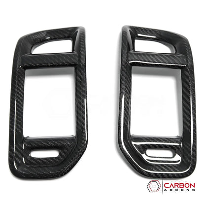 2019+ RAM 1500/TRX/RHO Dashboard Side AC Vent Trim Hard Carbon Fiber Cover