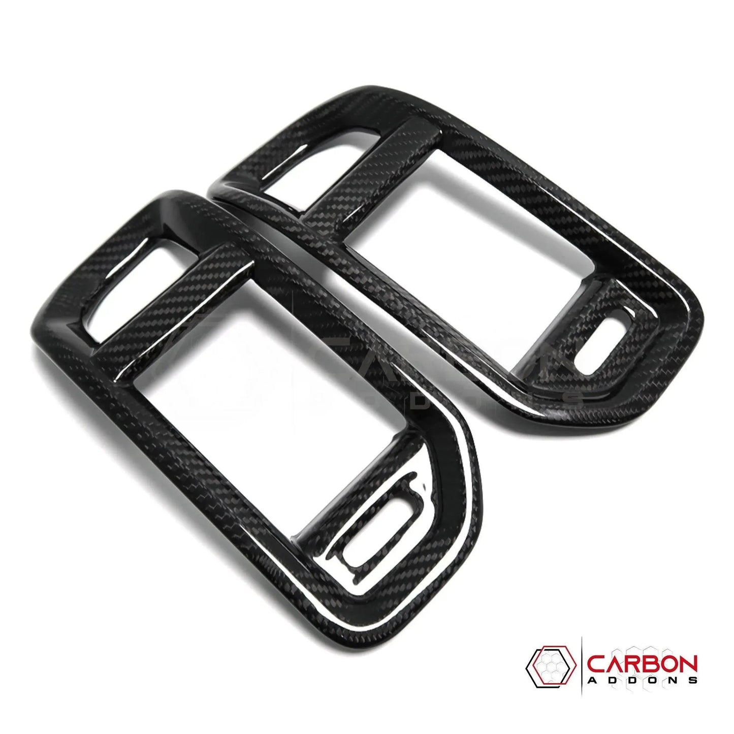 2019+ RAM 1500/TRX/RHO Dashboard Side AC Vent Trim Hard Carbon Fiber Cover