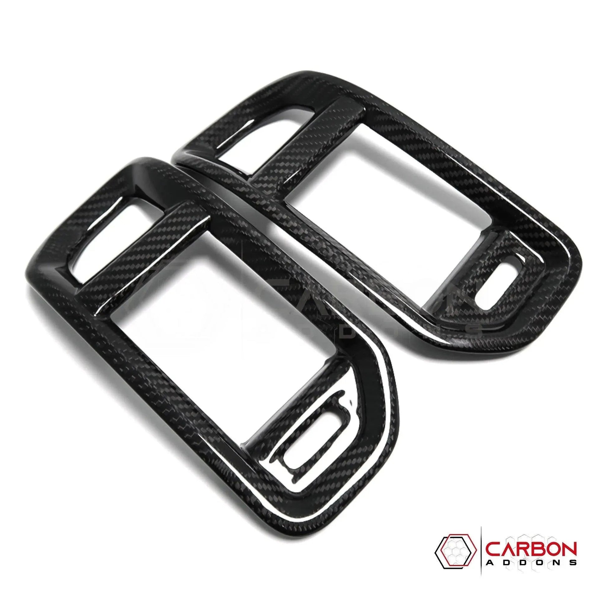 2019+ RAM 1500/TRX/RHO Dashboard Side AC Vent Trim Hard Carbon Fiber Cover