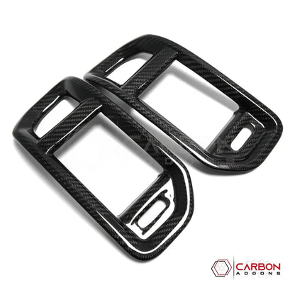 2019+ RAM 1500/TRX/RHO Dashboard Side AC Vent Trim Hard Carbon Fiber Cover