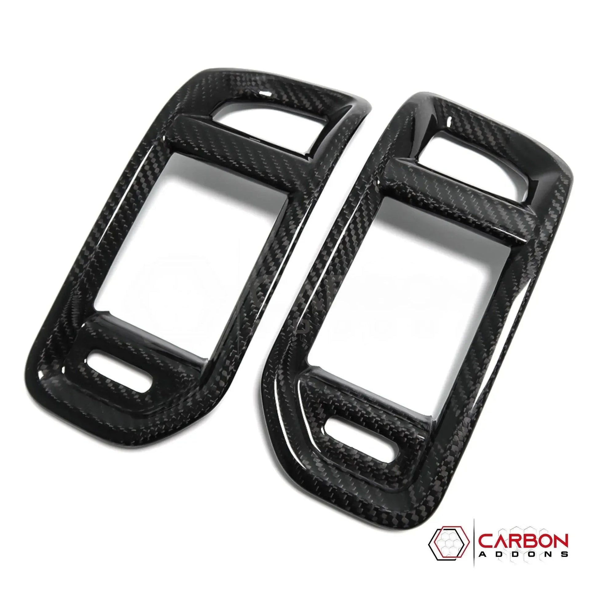 2019+ RAM 1500/TRX/RHO Dashboard Side AC Vent Trim Hard Carbon Fiber Cover