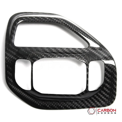 2019+ RAM 1500 TRX/RHO Driving Mode Selector Button Trim Hard Carbon Fiber Cover