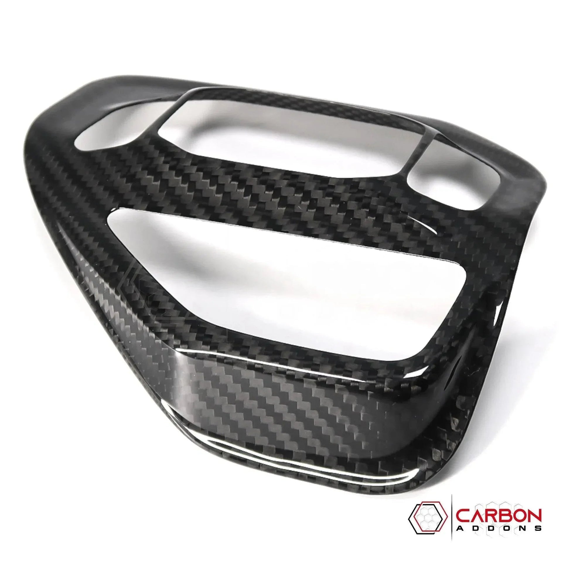 2019+ RAM 1500 TRX/RHO Driving Mode Selector Button Trim Hard Carbon Fiber Cover