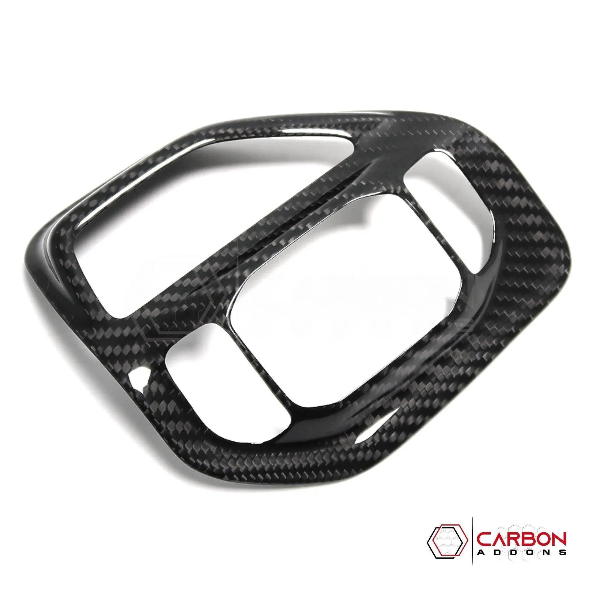 2019+ RAM 1500 TRX/RHO Driving Mode Selector Button Trim Hard Carbon Fiber Cover