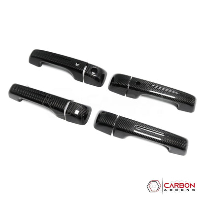 2019+ RAM 1500/TRX/RHO Exterior Door Handles Hard Carbon Fiber Cover