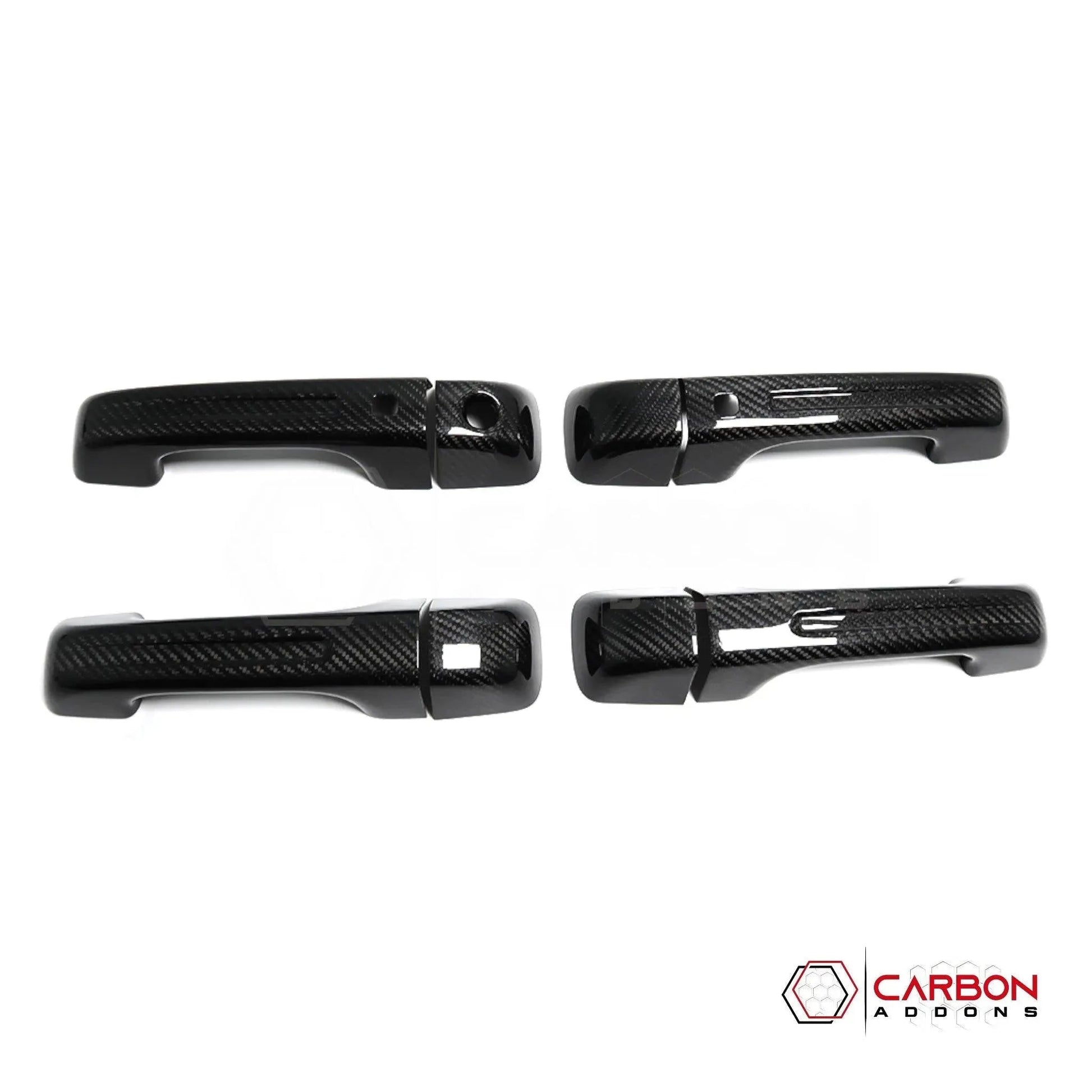 2019+ RAM 1500/TRX/RHO Exterior Door Handles Hard Carbon Fiber Cover
