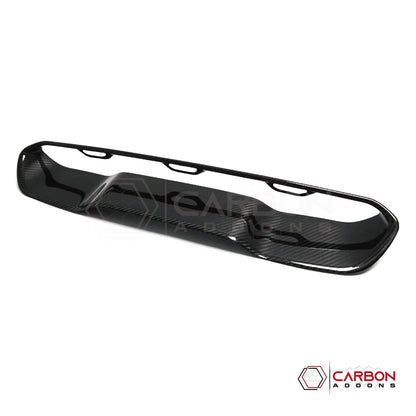 RAM TRX/RHO Hood Center Vent Trim Hard Carbon Fiber Cover