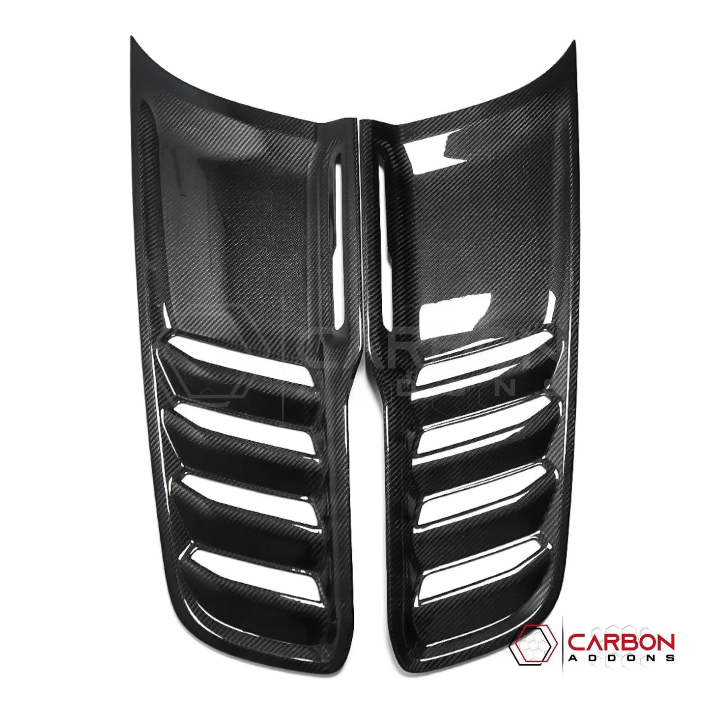 RAM TRX 2021-2024 Hood Side Vents Trim Hard Carbon Fiber Cover