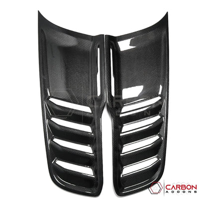 RAM TRX 2021-2024 Hood Side Vents Trim Hard Carbon Fiber Cover