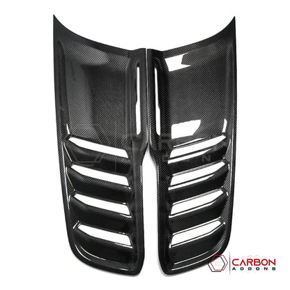 RAM TRX 2021-2024 Hood Side Vents Trim Hard Carbon Fiber Cover