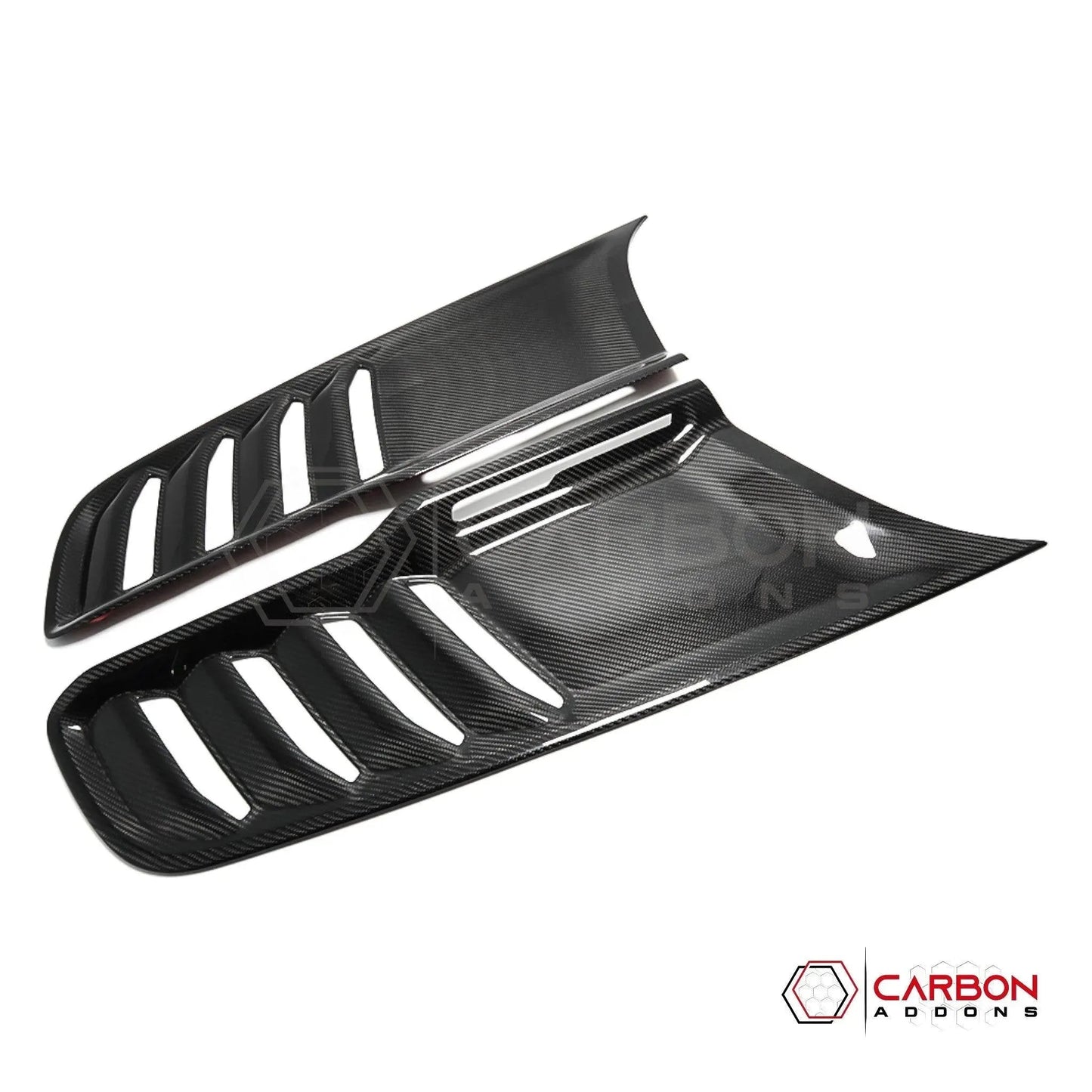 RAM TRX 2021-2024 Hood Side Vents Trim Hard Carbon Fiber Cover