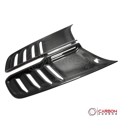 RAM TRX 2021-2024 Hood Side Vents Trim Hard Carbon Fiber Cover
