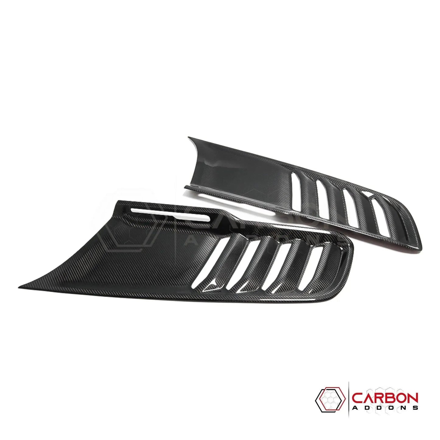 RAM TRX 2021-2024 Hood Side Vents Trim Hard Carbon Fiber Cover