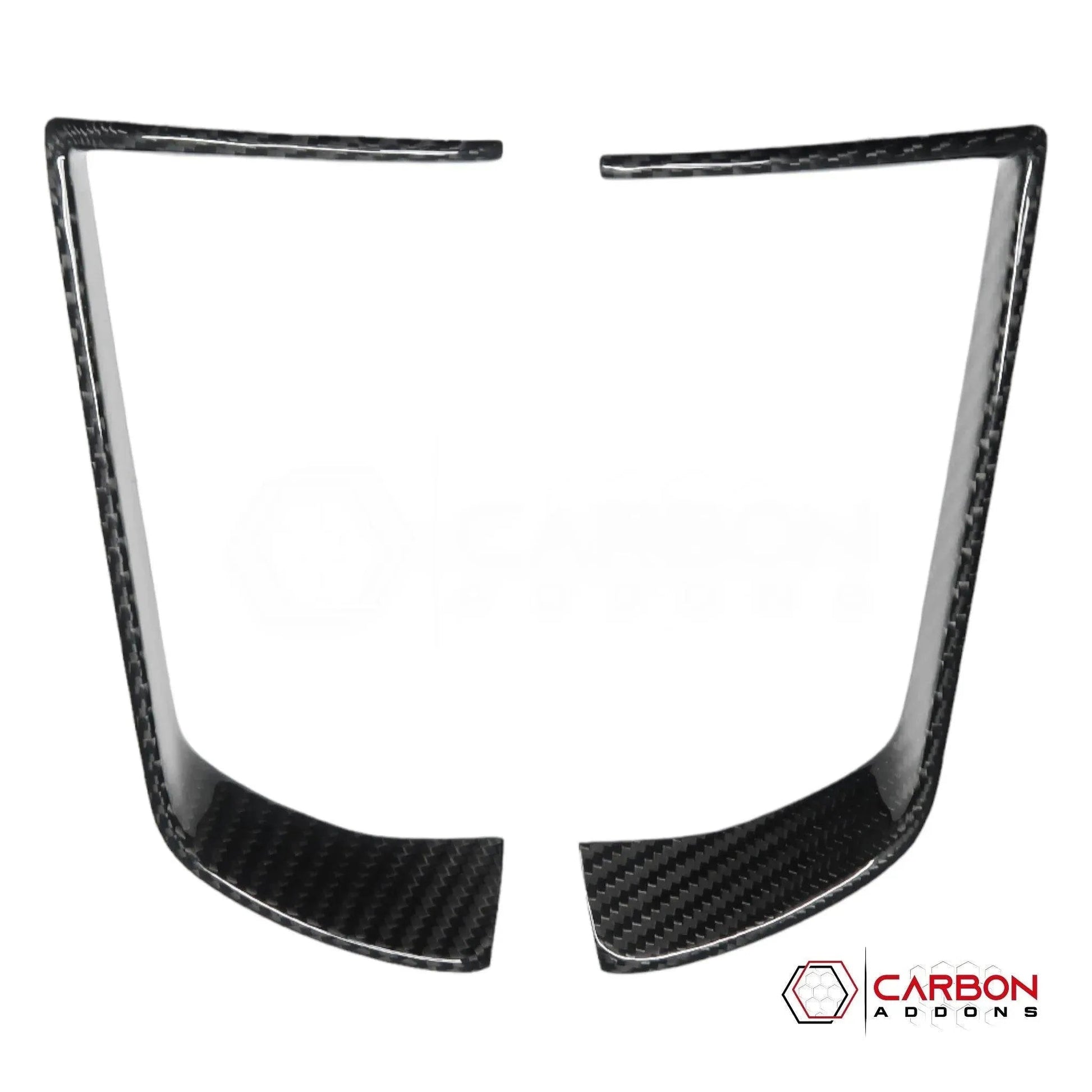 2019+ RAM 1500/TRX/RHO Infotainment Screen AC Vent Trim Hard Carbon Fiber Cover