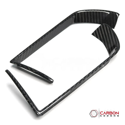 2019+ RAM 1500/TRX/RHO Infotainment Screen AC Vent Trim Hard Carbon Fiber Cover