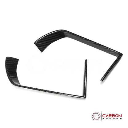 2019+ RAM 1500/TRX/RHO Infotainment Screen AC Vent Trim Hard Carbon Fiber Cover