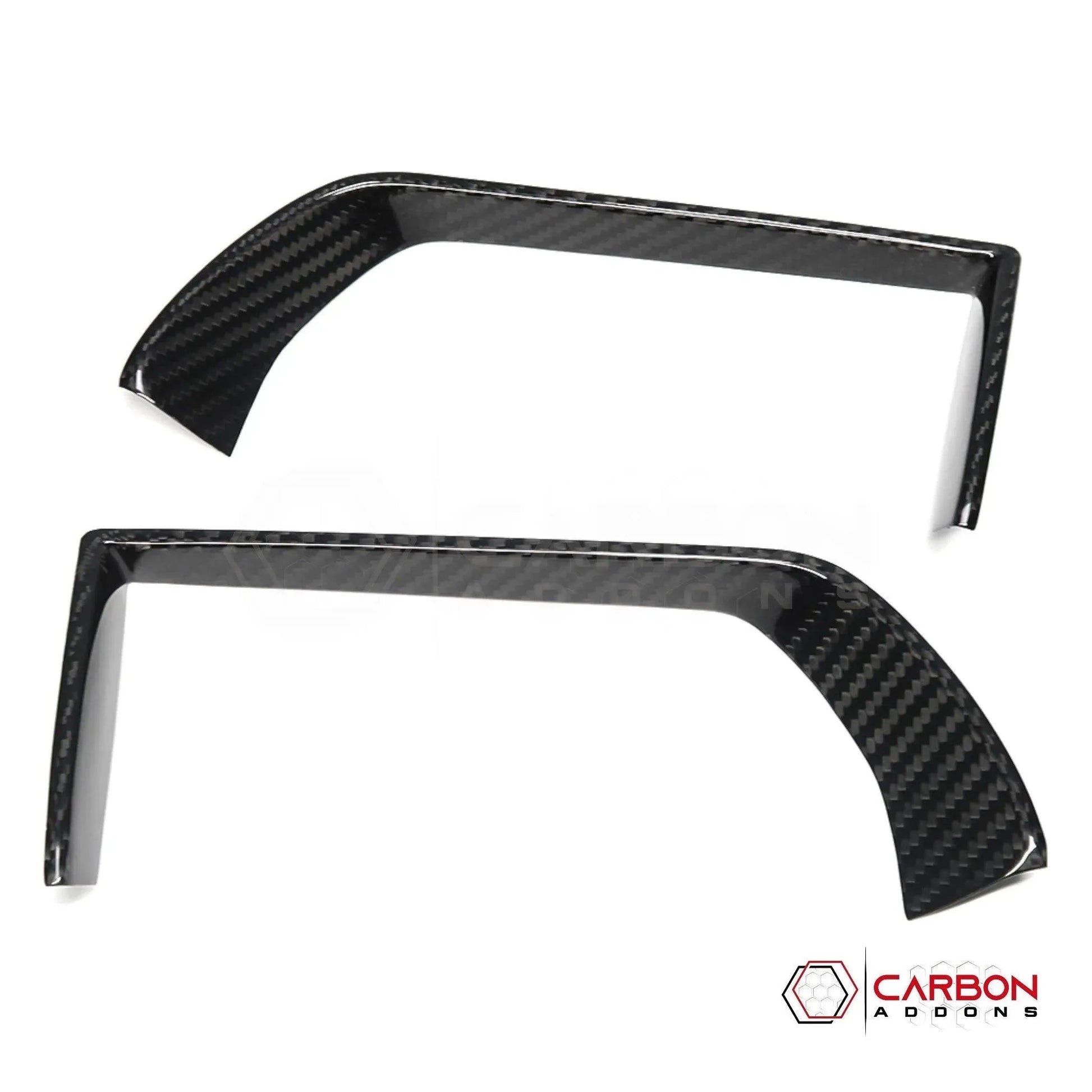 2019+ RAM 1500/TRX/RHO Infotainment Screen AC Vent Trim Hard Carbon Fiber Cover