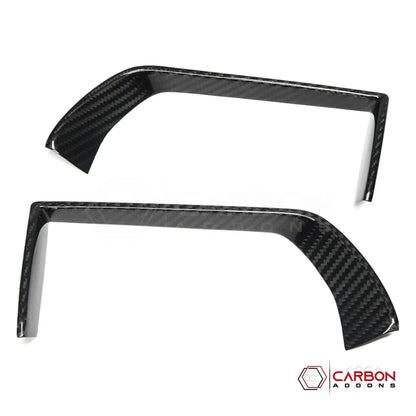 2019+ RAM 1500/TRX/RHO Infotainment Screen AC Vent Trim Hard Carbon Fiber Cover