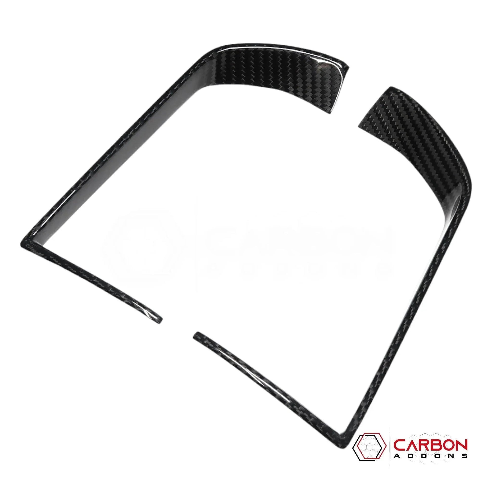 2019+ RAM 1500/TRX/RHO Infotainment Screen AC Vent Trim Hard Carbon Fiber Cover