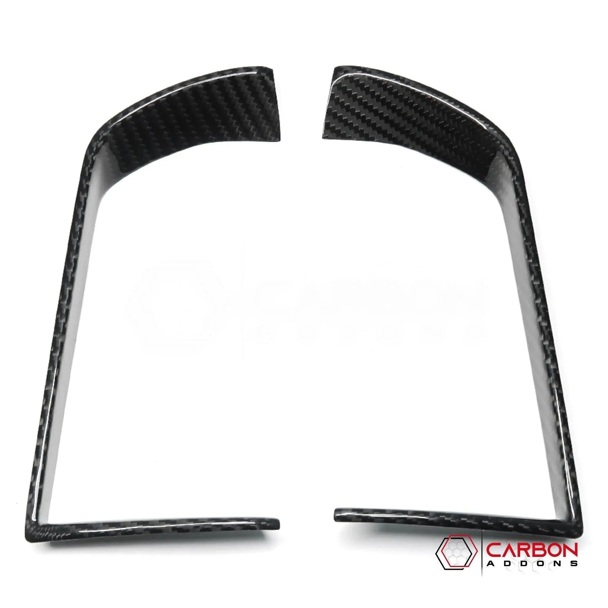 2019+ RAM 1500/TRX/RHO Infotainment Screen AC Vent Trim Hard Carbon Fiber Cover