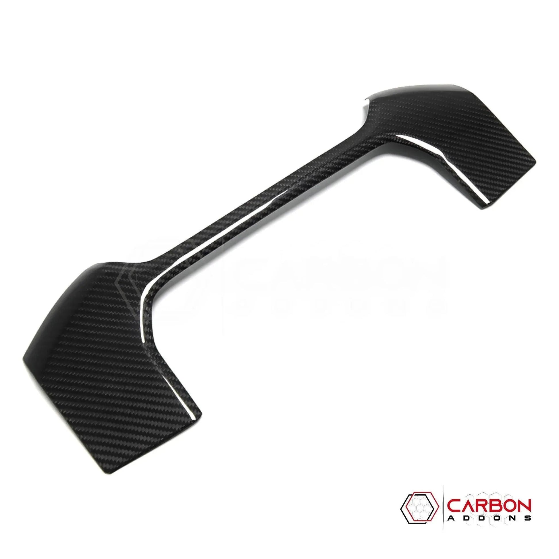 2019+ RAM 1500/TRX/RHO Infotainment Screen Upper Trim Hard Carbon Fiber Cover