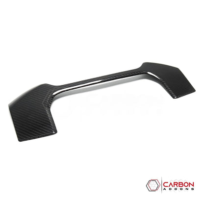 2019+ RAM 1500/TRX/RHO Infotainment Screen Upper Trim Hard Carbon Fiber Cover