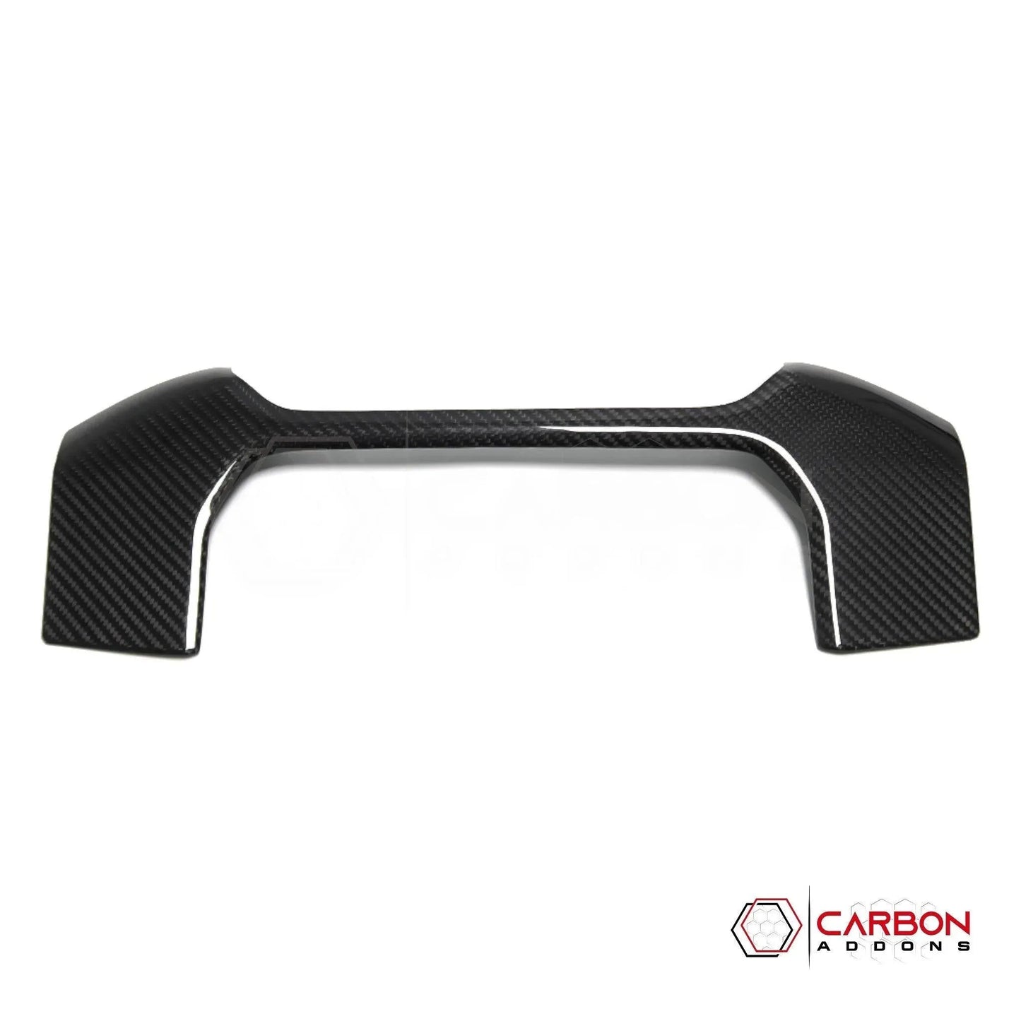 2019+ RAM 1500/TRX/RHO Infotainment Screen Upper Trim Hard Carbon Fiber Cover