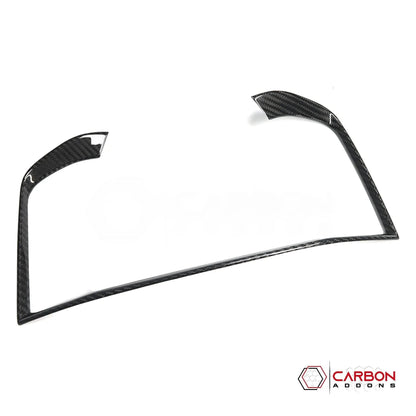 2019+ RAM 1500/TRX Interior Rear AC Vent Trim Hard Carbon Fiber Cover