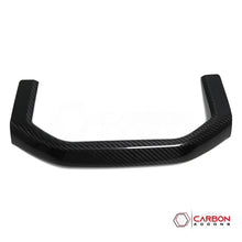 2019+ RAM 1500/TRX/RHO Interior Rear Cup Holder Trim Hard Carbon Fiber Cover