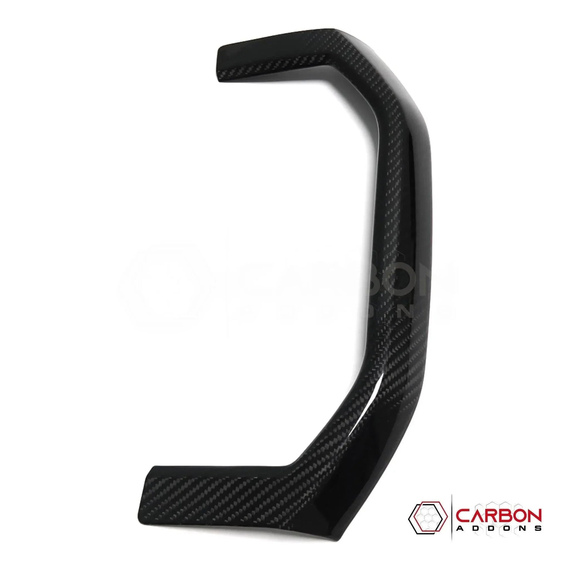 2019+ RAM 1500/TRX/RHO Interior Rear Cup Holder Trim Hard Carbon Fiber Cover