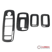 2019+ RAM 1500/TRX/RHO Interior Window Switch Trim Hard Carbon Fiber Cover