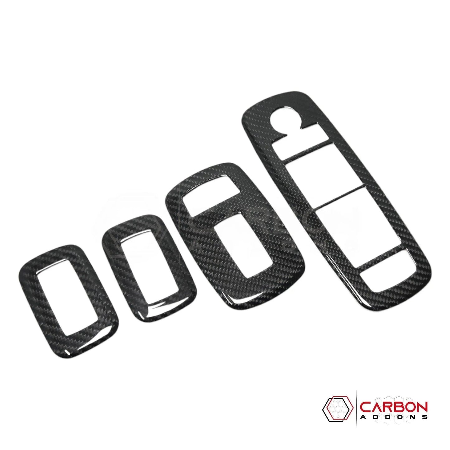 2019+ RAM 1500/TRX/RHO Interior Window Switch Trim Hard Carbon Fiber Cover