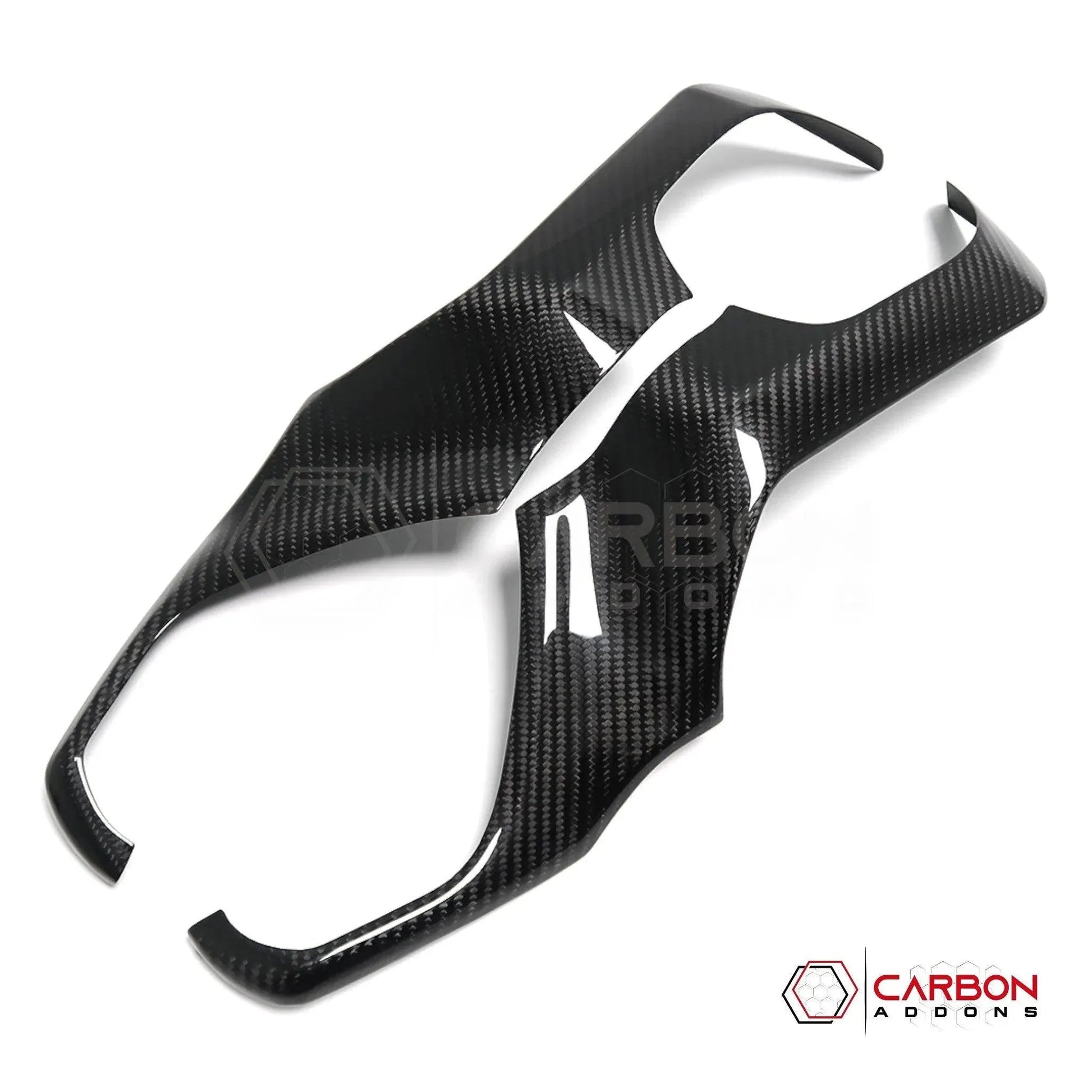 2019+ RAM 1500/TRX/RHO Radio Infotainment Screen Side Trim Hard Carbon Fiber Cover