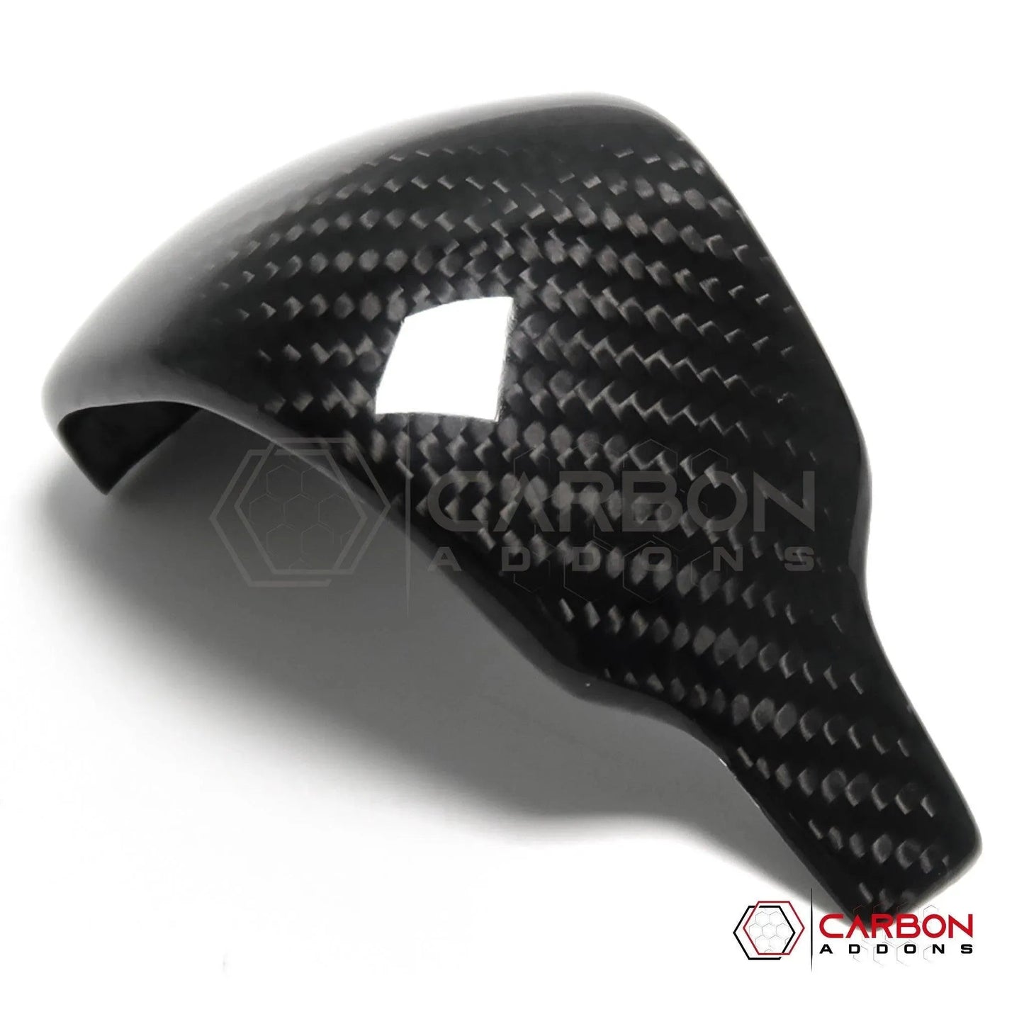 RAM 1500/TRX/RHO 2021+ Shift Knob Trim Hard Carbon Fiber Cover