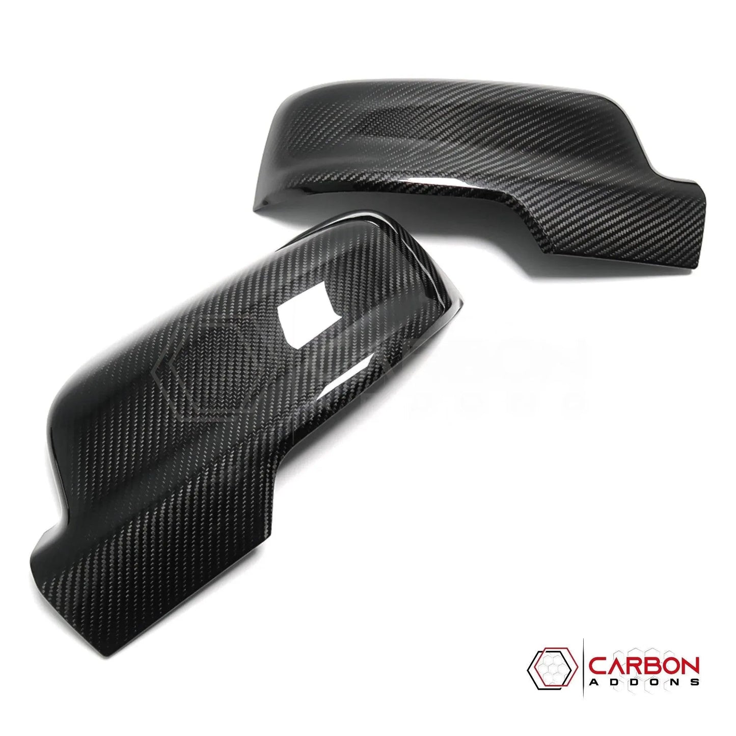 2019+ RAM 1500/TRX/RHO Side View Mirror Hard Carbon Fiber Cover