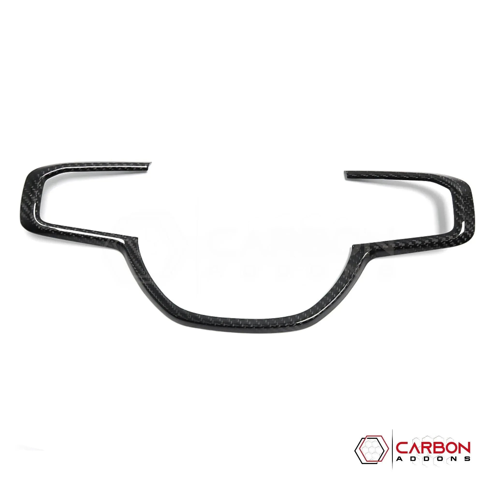 2019+ RAM 1500/TRX/RHO Steering Wheel Button Trim Hard Carbon Fiber Cover
