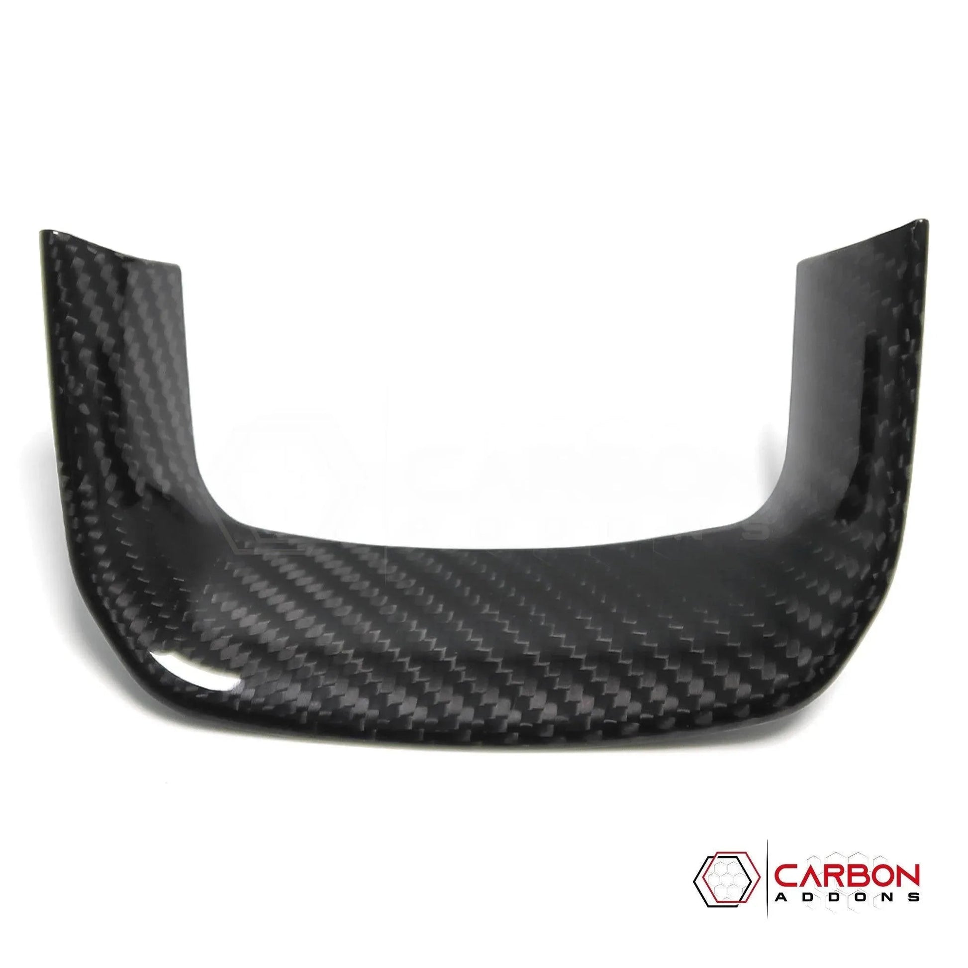 2019+ RAM 1500/TRX/RHO Steering Wheel Lower Trim Hard Carbon Fiber Cover