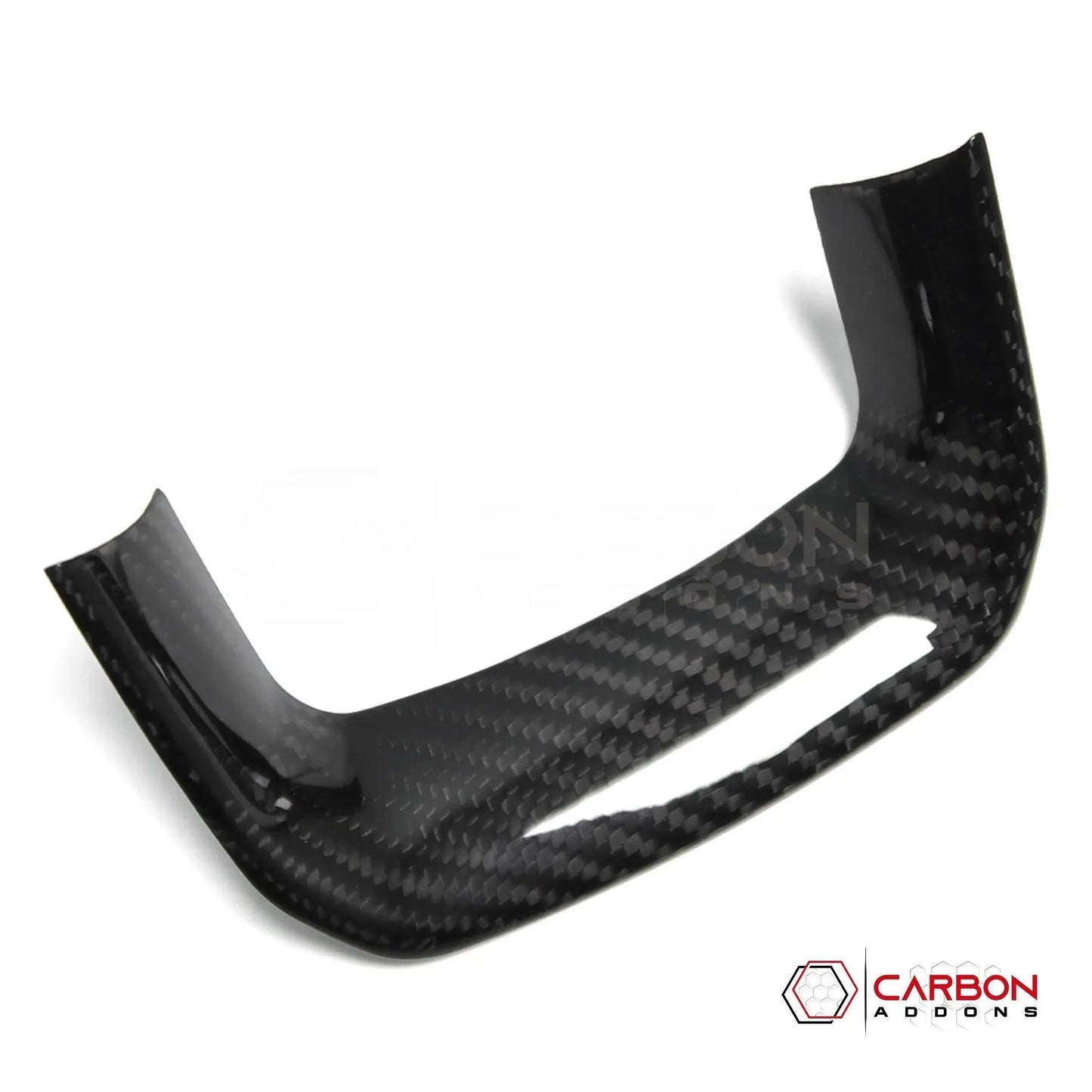 2019+ RAM 1500/TRX/RHO Steering Wheel Lower Trim Hard Carbon Fiber Cover