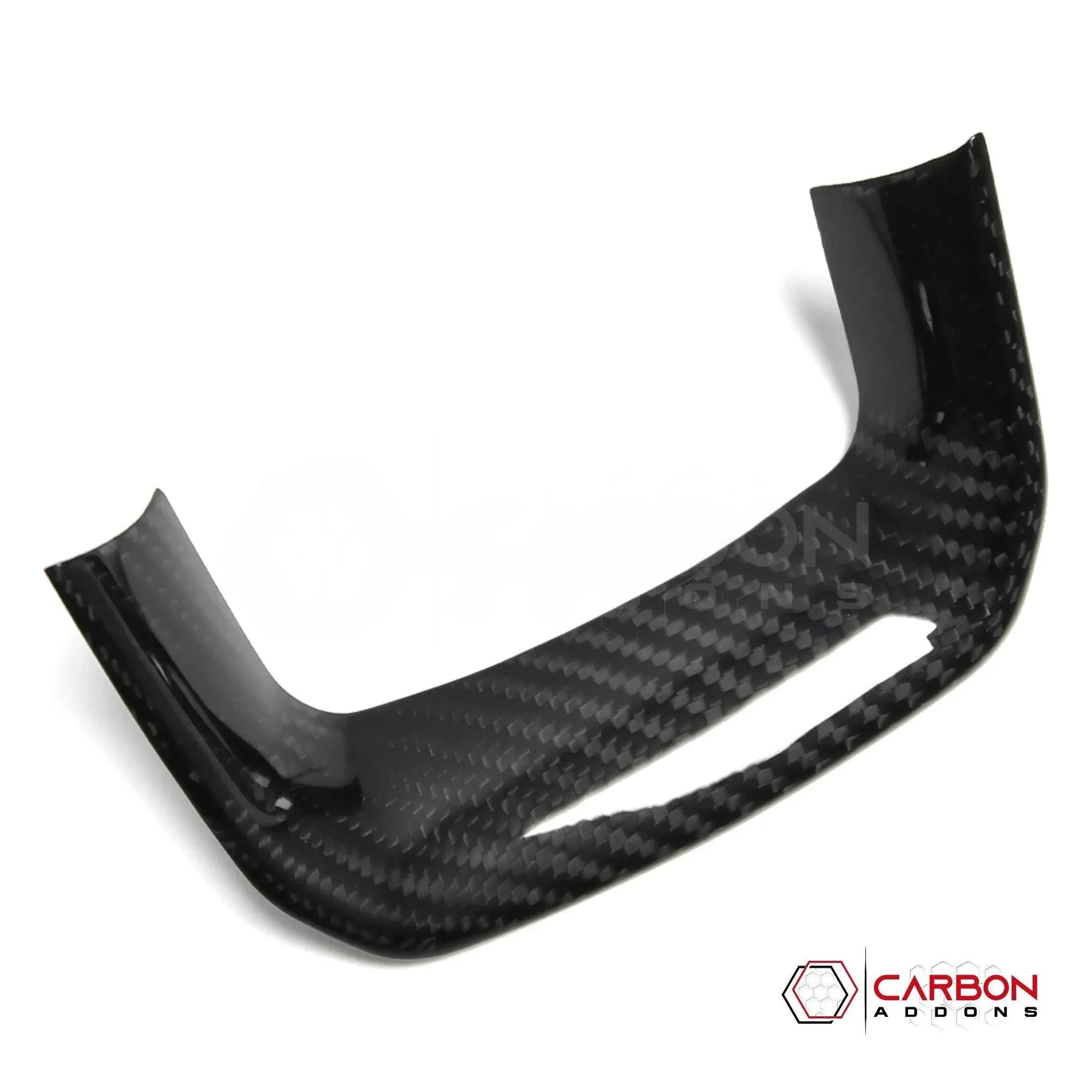 2019+ RAM 1500/TRX/RHO Steering Wheel Lower Trim Hard Carbon Fiber Cover