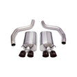 Corsa 06-13 Chevrolet Corvette C6 Z06 7.0L V8 Black Sport Axle-Back Exhaust